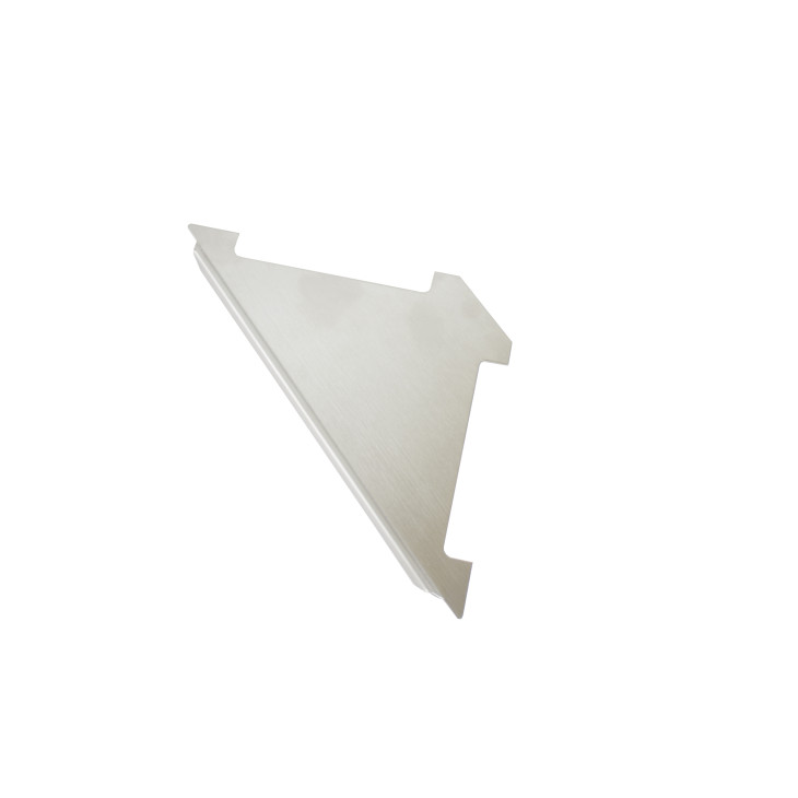 Design hjørnehylle N°15 for dusj 1mm, børstet stål
