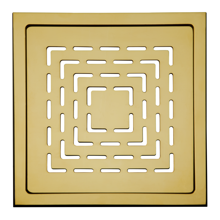 Design Slukrist N°19 20x20cm messing