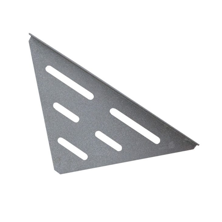 Hjørnehylle Tile In Stone Finish Mørk Granitt