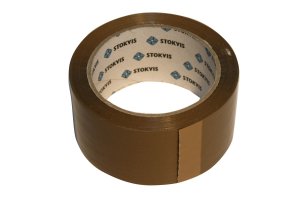 Pakketape brun 50 mm