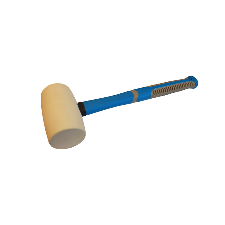 Gummihammer hvit 65mm m/Softgrep