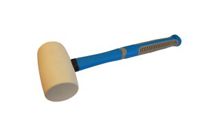 Gummihammer hvit 65mm m/Softgrep