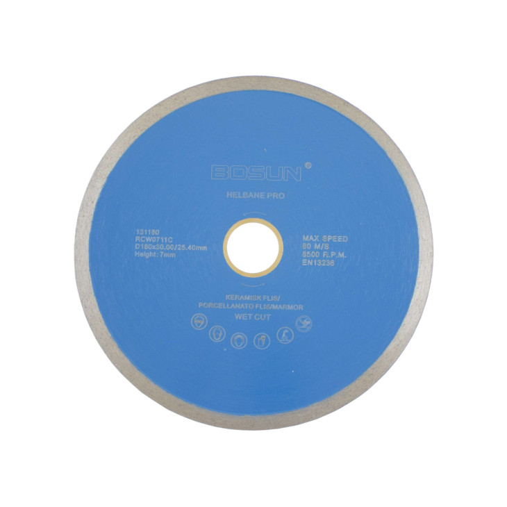Diamantblad helbane 180/30-25,4 mm Bosun Pro Blå