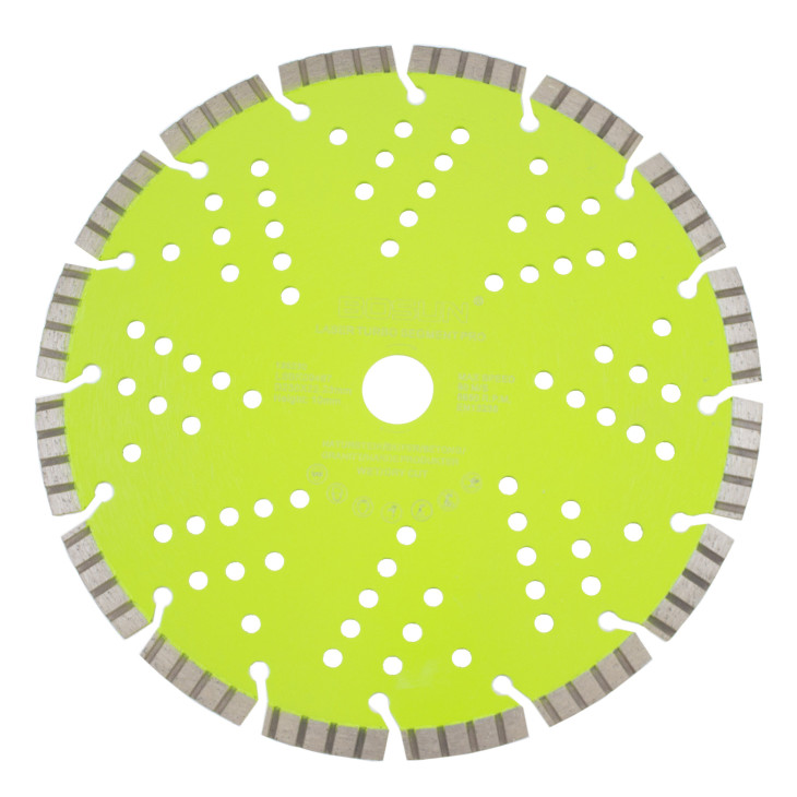 Diamantblad turbosegment 230/22,2 mm Bosun Pro Grønn