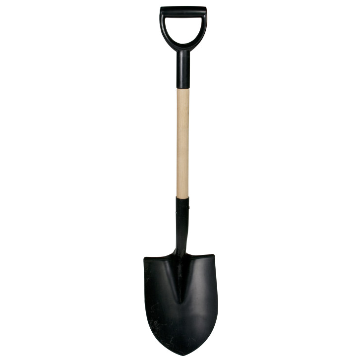 Bjärnums anleggspade i lakkert stål, høyde 101 cm