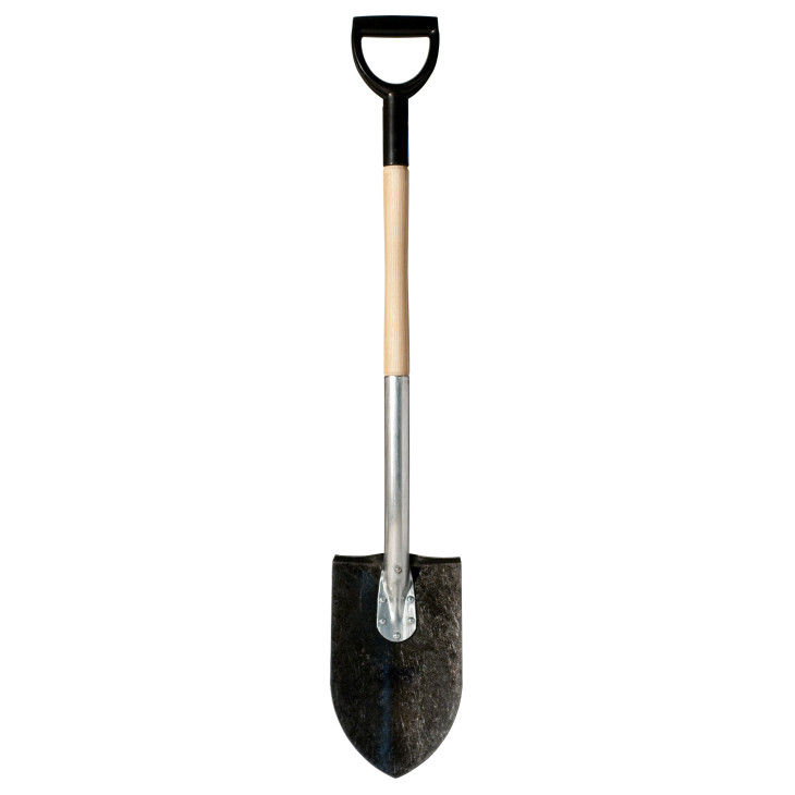 Bjärnums hagespade spiss S80 i herdet stål, høyde 110 cm