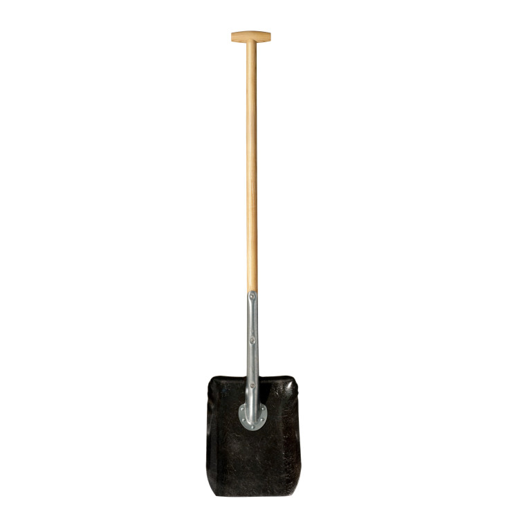 Bjärnums byggspade 60K i herdet stål, høyde 124 cm