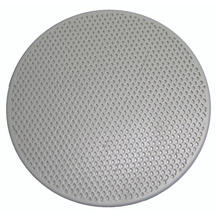 Rokamat Skate/Sponge float perforert plate for rubbing/glatting av betong Ø350 mm