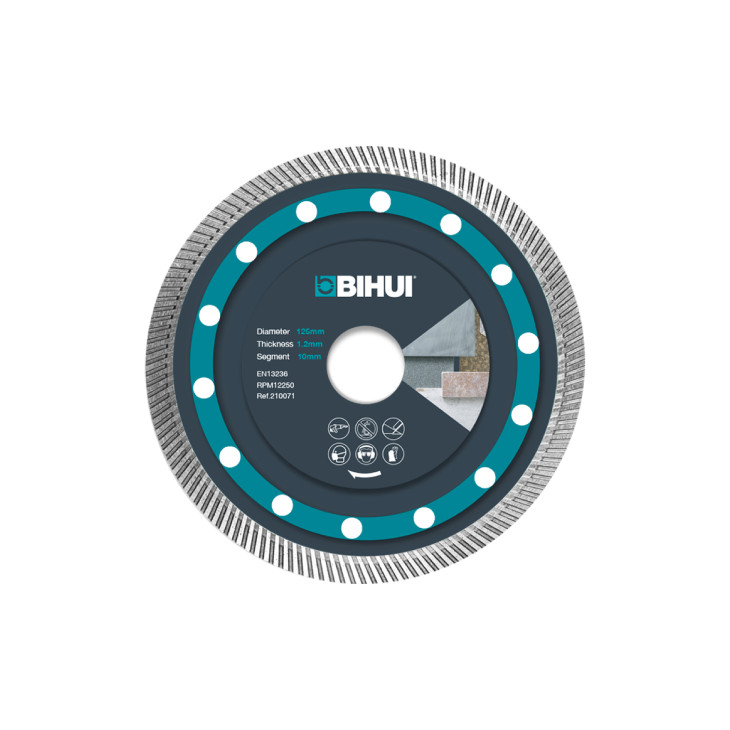 Bihui diamantblad Super Narrow turbo Ø125/22,2